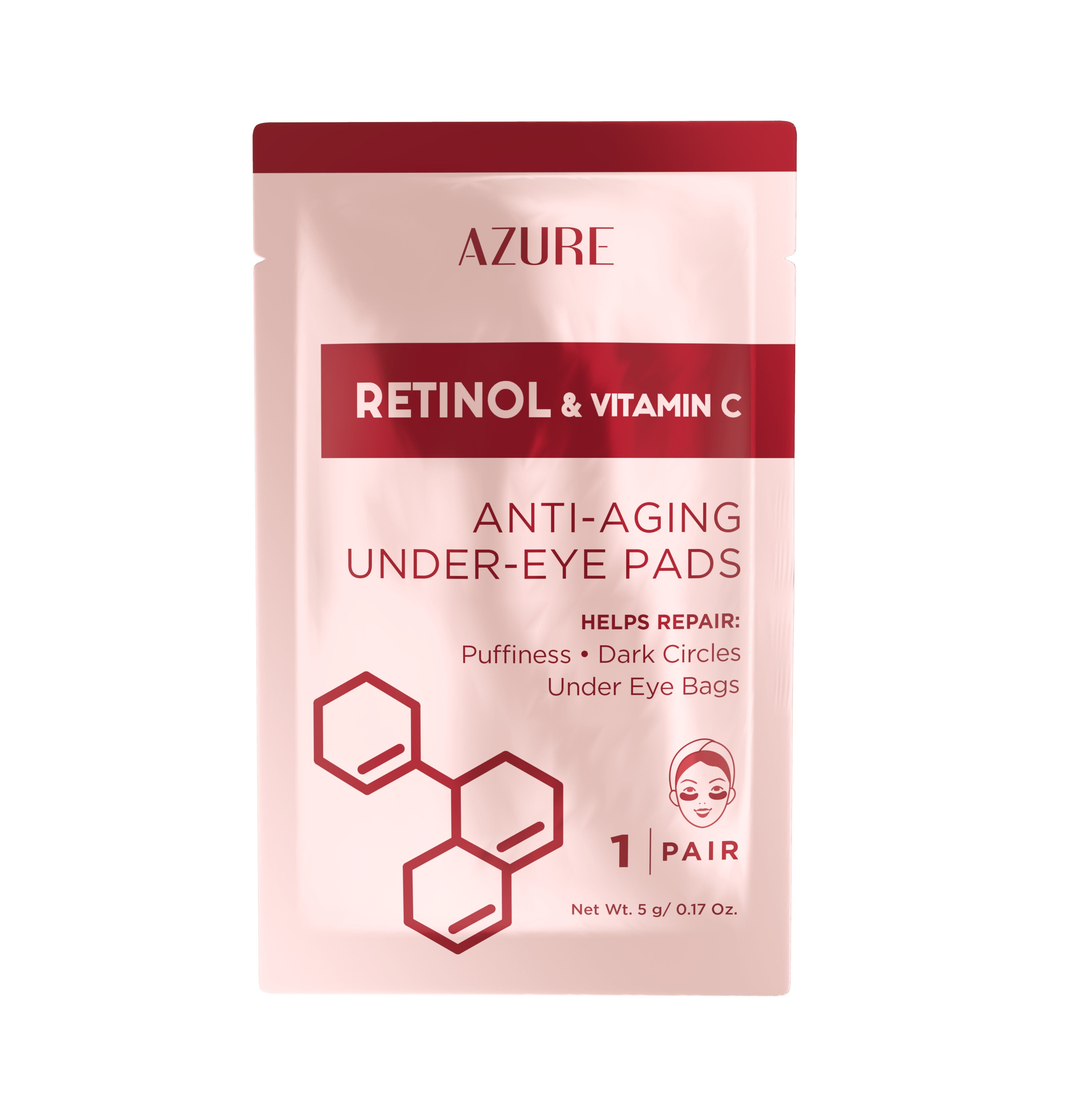 Retinol & Vitamin C Anti-Aging Under Eye Pads: 5 Pairs
